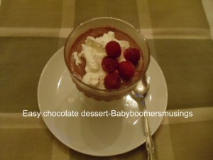Easy chocolate dessert