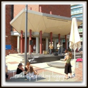 Enjoying the free entertainment Victoria B.C Free entertainment in Victoria, B.C.