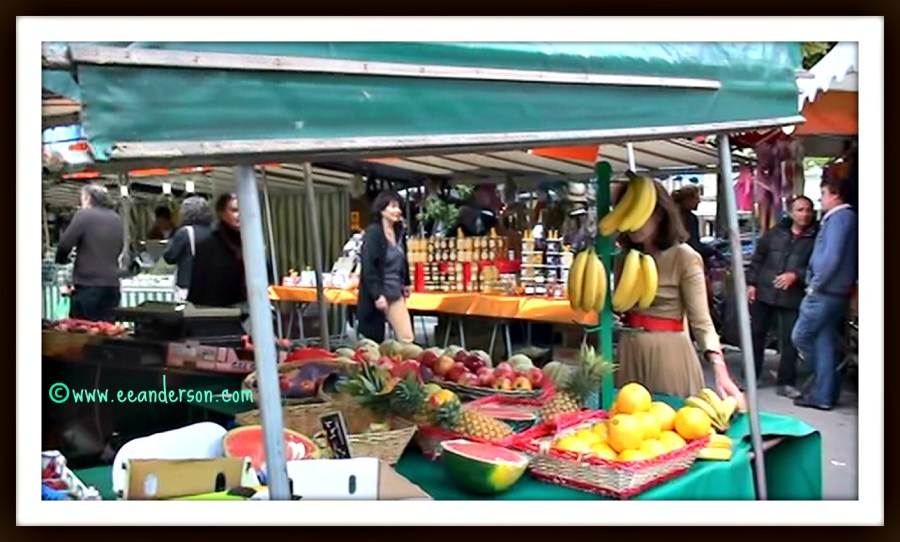 Weekly market Edgar Quinet market Paris