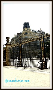 Ornate gates and fences at Jardin du Luxembourg Paris