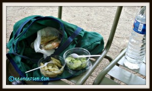 Our impromptu picnic