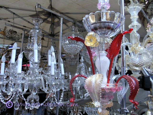 Venetian glass chandelier