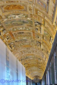 Ceiling of map room- Vatican museum